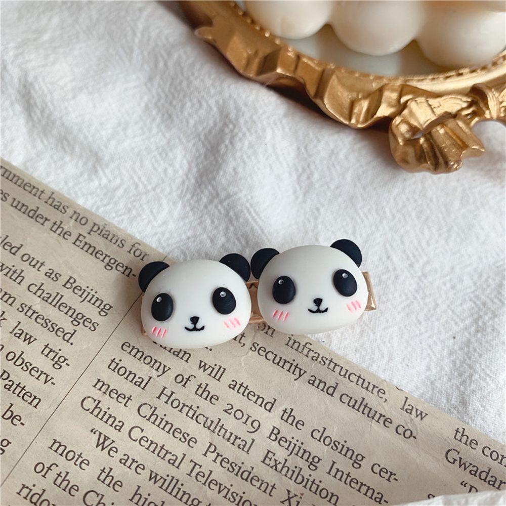 IVORY Kẹp Tóc Hình Gấu Trúc Dễ Thương