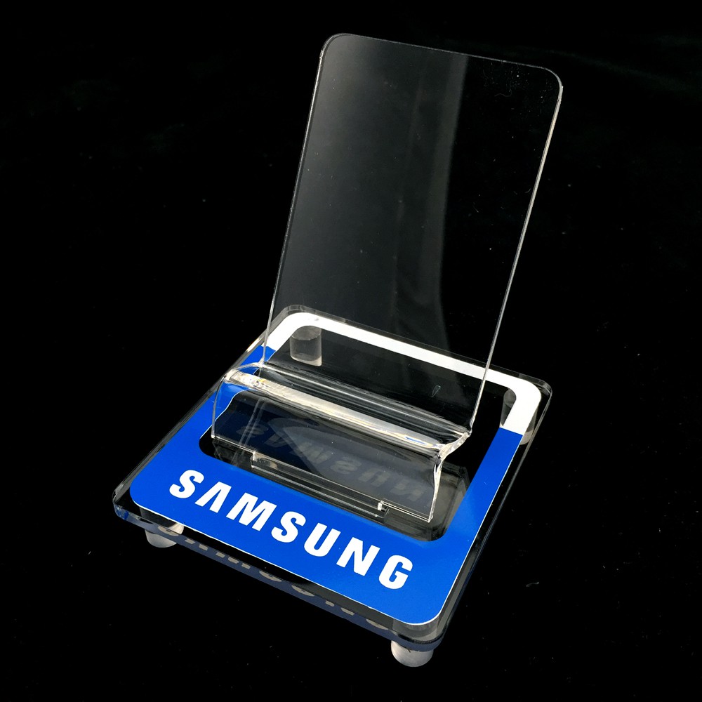 Đế trưng bày điện thoại logo iphone, samsung, opp, vivo
