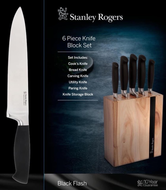 Bộ dao 6 món Stanley Rogers hàng nhập khẩu Úc