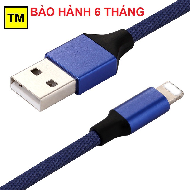 Dây cho ip7 về trước vải dù bền chắc dành cho IP/tablet táo