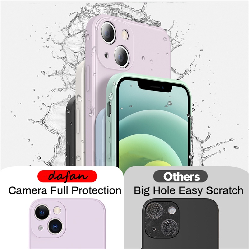 Ốp điện thoại silicone mềm màu kẹo chống sốc thích hợp cho Iphone 13 Pro Max 13 Mini 13 Pro