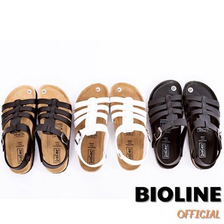[DÉP CHỐNG NƯỚC] Dép đế trấu Bioline xỏ ngón unisex da pu công nghiệp cho nam nữ PU12
