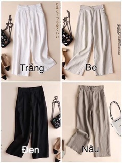 Quần ống rộng đũi nhật