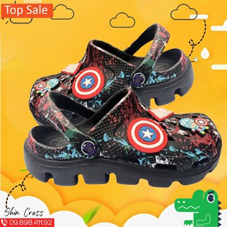 dép cross vảy sơn💖FREESHIP💖dép cross vảy sơn DEPCROSSSAODEM tặng thêm 12 jibitz cross cài dép