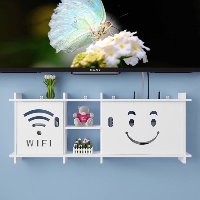 Kệ wifi mặt cười mới