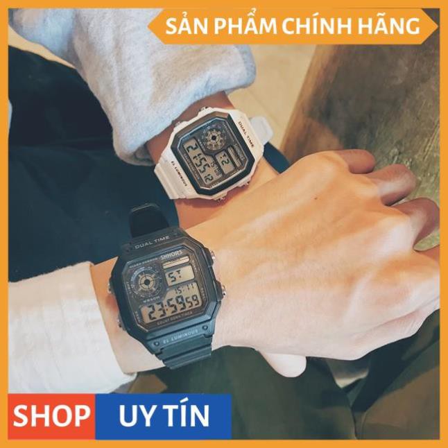 Đồng hồ nam thể thao Shhors size 42mm mặt vuông siêu độc