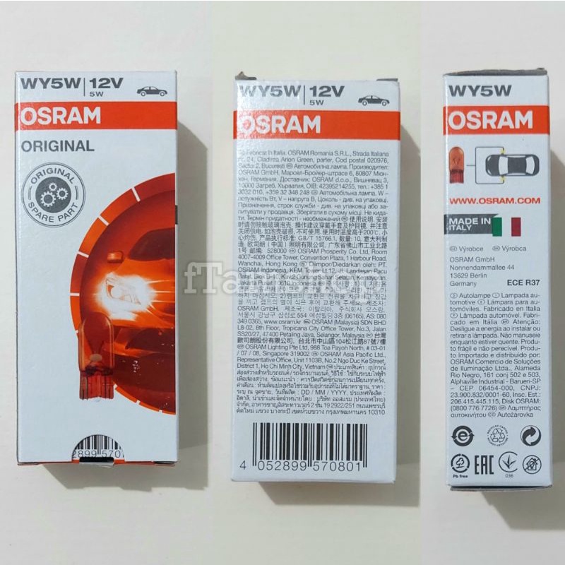 Đèn T10 osram Twilight w5w màu cam