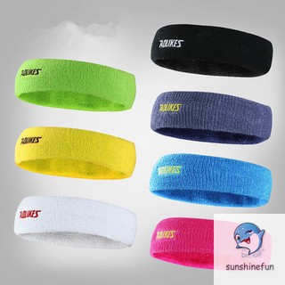 Băng đô cotton thấm mồ hôi chất lượng cao dành cho nam và nữ khi chơi tennis/cầu lông/tập yoga