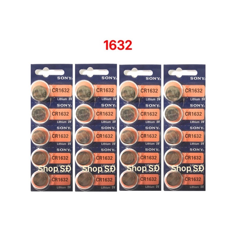 PIN NÚT TRÒN - PIN ĐỒNG HỒ MÃ SỐ 1632