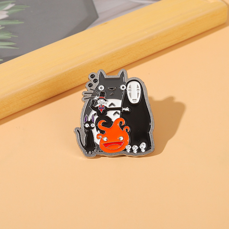 Ghim Cài Áo Hình Nhân Vật Phim Hoạt Hình Spirited Away Đáng Yêu