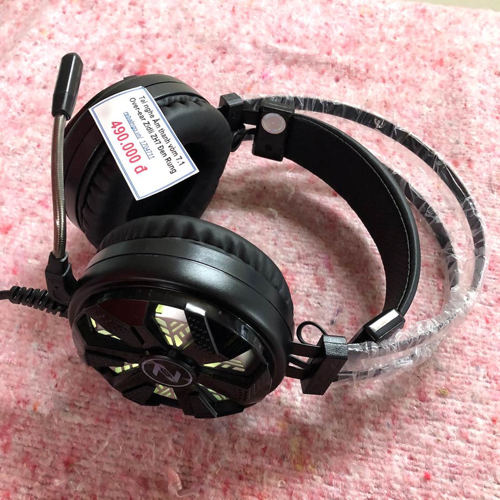 Tai nghe Âm thanh vòm 7.1 Over-ear Zidli ZH7 Đen Rung