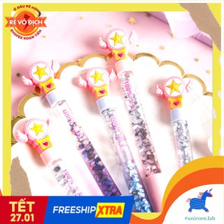 Bút Unicorn - Thủy thủ mặt trăng Lấp lánh - Có đèn (tùy loại bút)