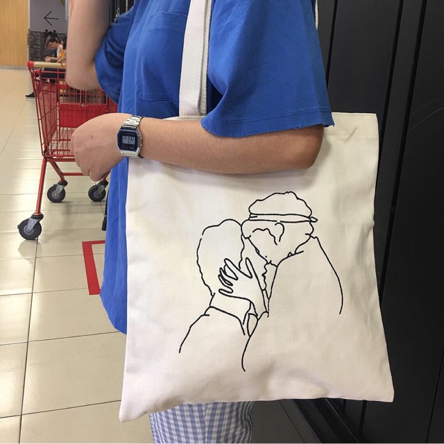 Tote bag " Couble"