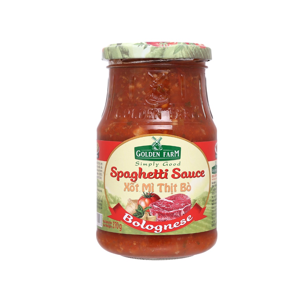 Sốt Spaghetti Golden Farm hũ 370g