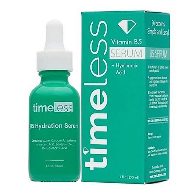 Serum Dưỡng Ẩm, Se Khít Lỗ Chân Lông TimeLess Vitamin B5 Serum 30ml