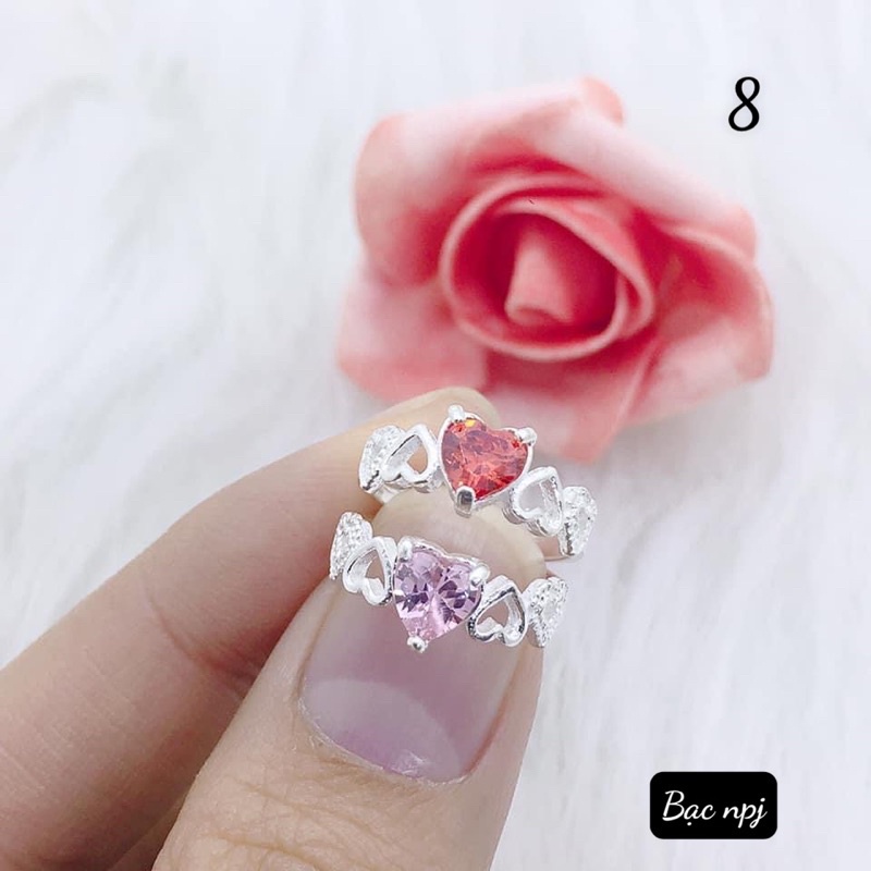 Nhẫn cho bé yêu siêu xinh,bạc BNP