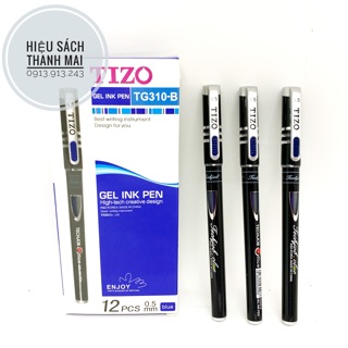 Bút bi mực nước Tizo TG310-B xanh