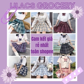 [CÓ SẴN] Chân Váy Phong Cách JK Kẻ Caro chữ A Xếp Ly Dáng Xoè Ulzzang