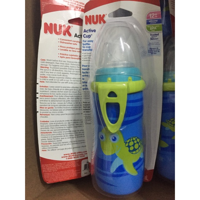 bình tập uống Nuk 300ml