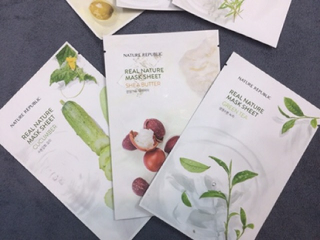 [ Rẻ nhất Shopee ] Mặt nạ NATURE REPUBLIC cấp ẩm sáng da - Hàn Quốc