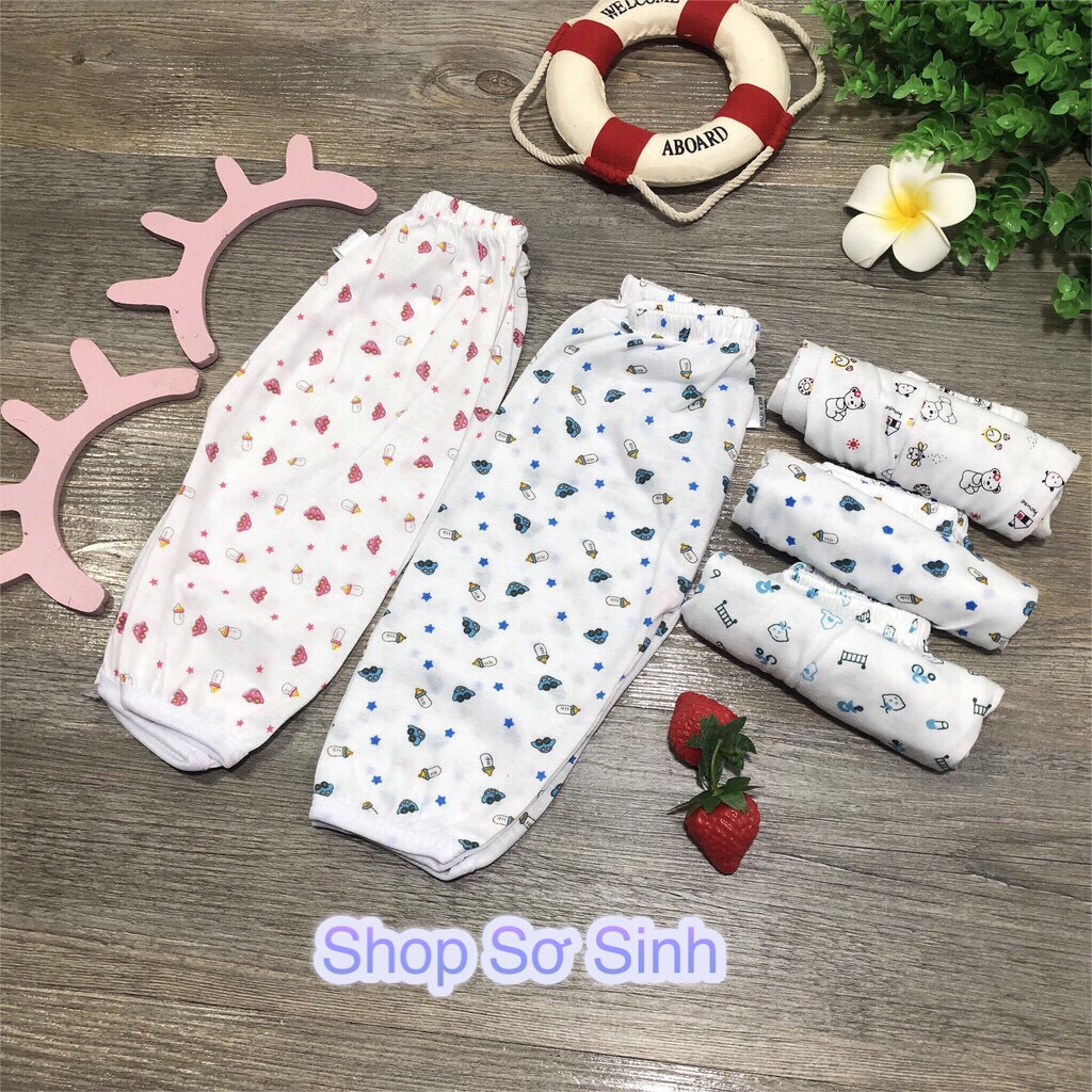 Quần dài cotton cho bé sơ sinh 0-12kg, hàng đẹp-Q1