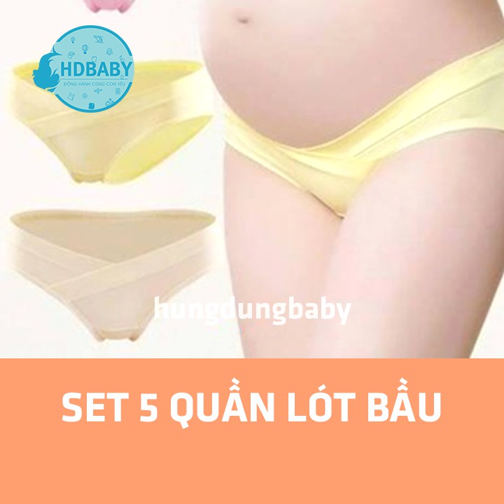 [18K/1C] SET 5 QUẦN LÓT BẦU