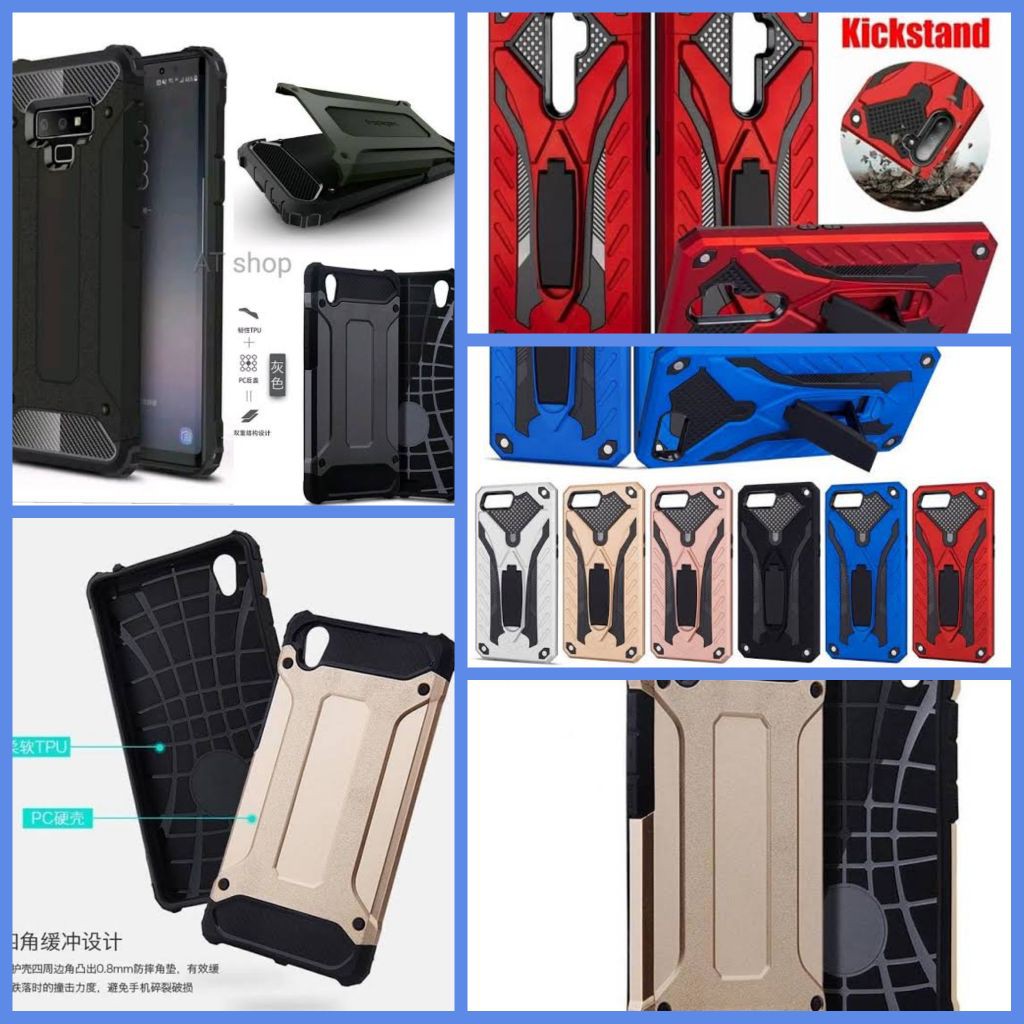 Ốp Điện Thoại Cứng Hình Spigen Iron Phantom Cho Samsung J4 J1 Galaxy V M20 J2 Prime J6 A2 Core Redmi Note 7