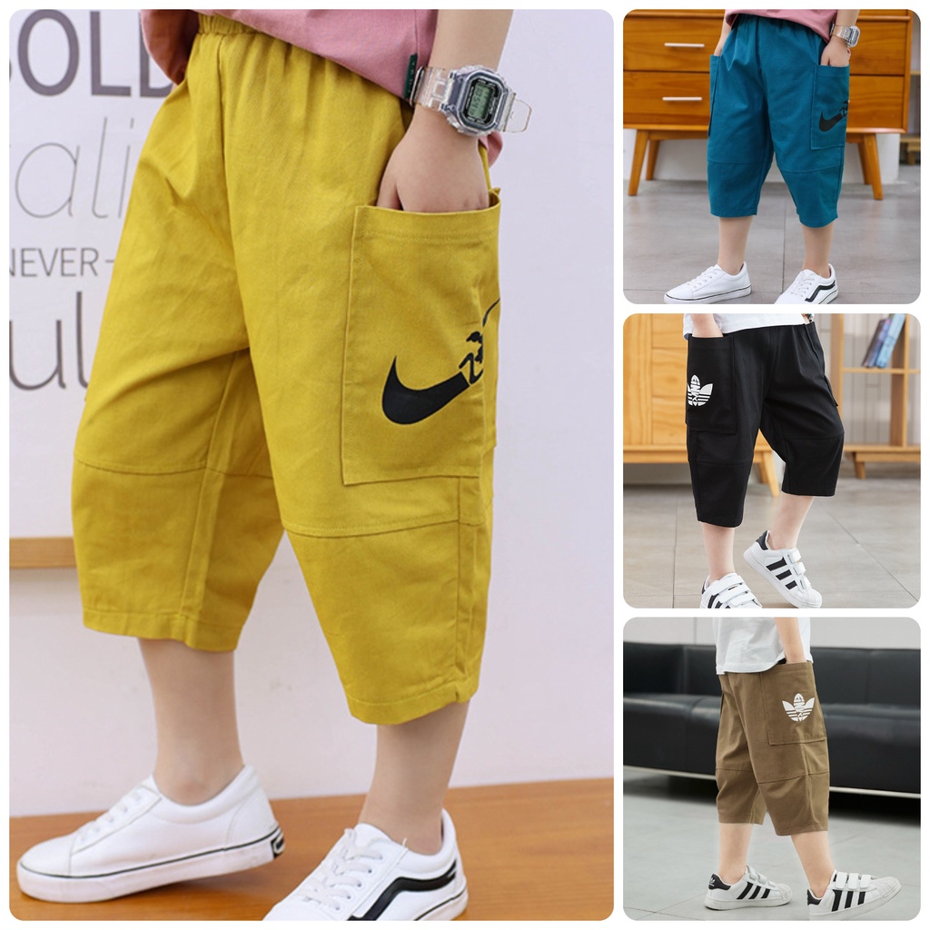 [SALE] QKL3⚡Size130-160 (21-40kg)⚡Quần kaki ngắn short thể thao cho bé trai lớn⚡Thời trang trẻ Em freeship⚡