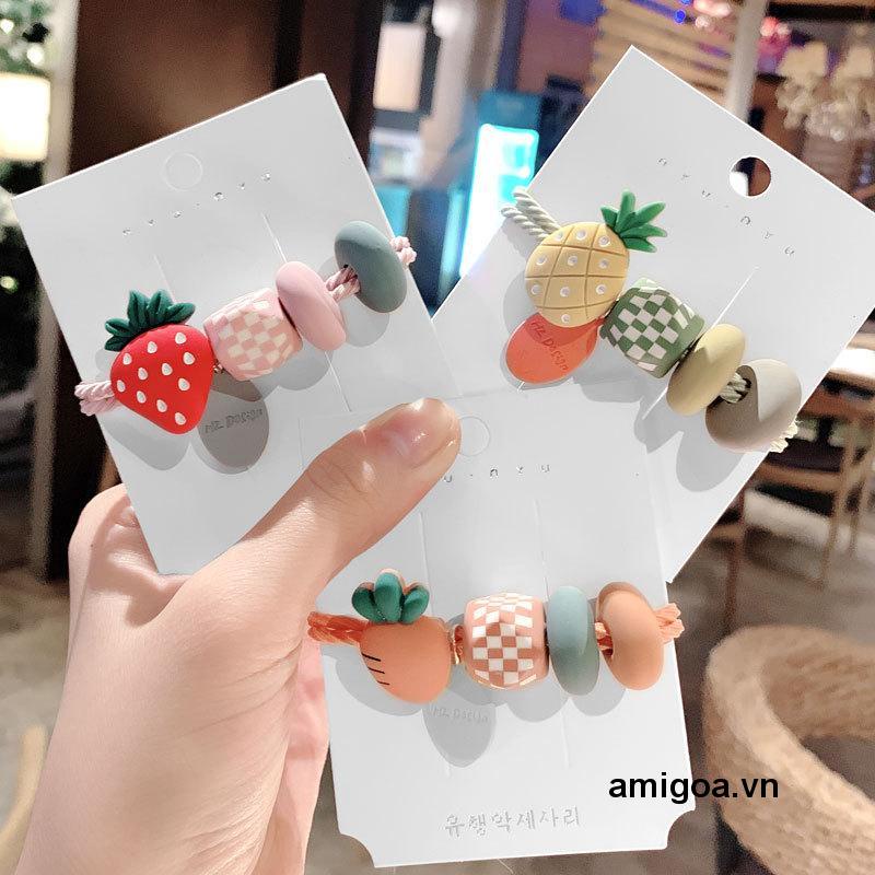✨✨Dây buộc tóc trang trí trái cây phong cách Hàn Quốc đáng yêu thời trang dành cho nữ