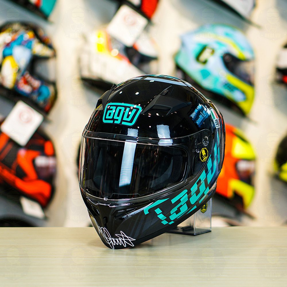 Tem AGV Myth Xanh Ngọc Cho Mũ Fullface, Mũ Yohe 978, Mũ ROC01