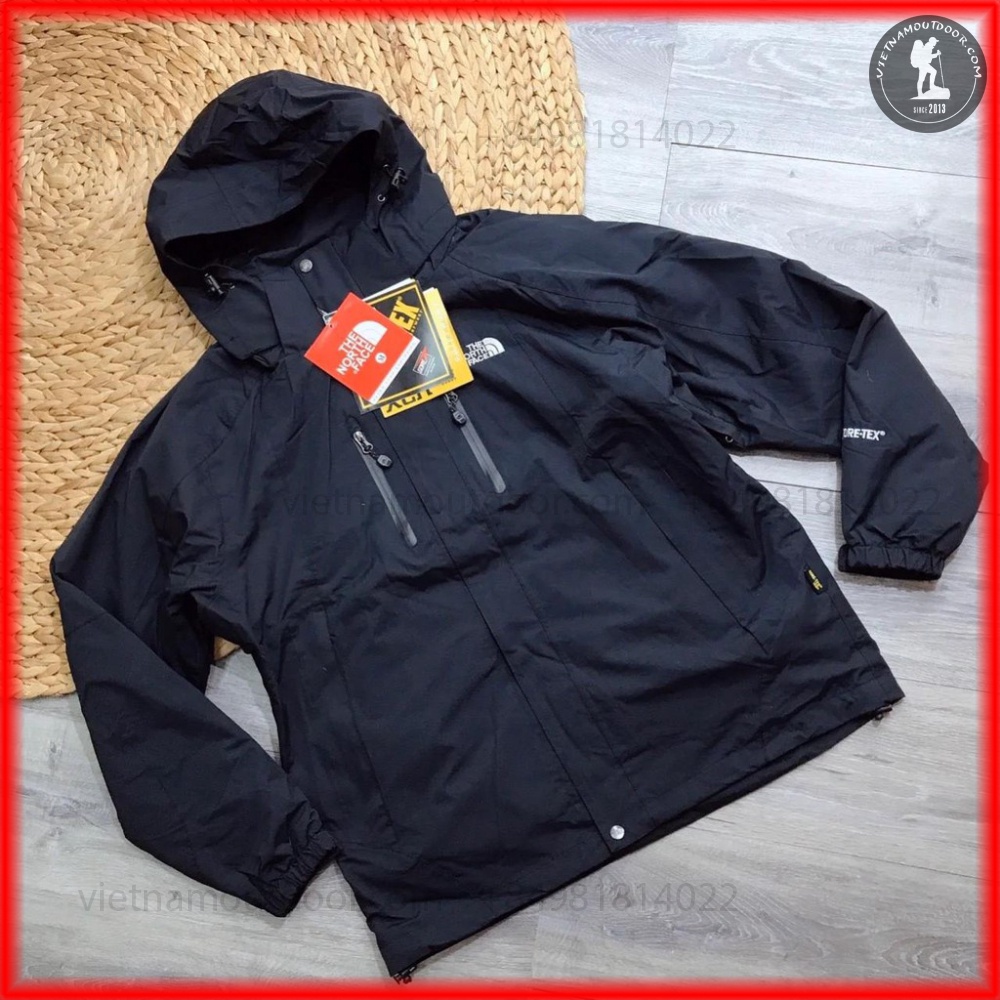Áo khoác nam The North Face chống nước 3 lớp nỉ có nón bên trong lót nỉ cực ấm áo mặc 3 kiểu tháo rời thành áo gió nam