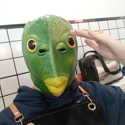 Mũ Trùm Đầu Hóa Trang Hình Cá Đáng Yêu