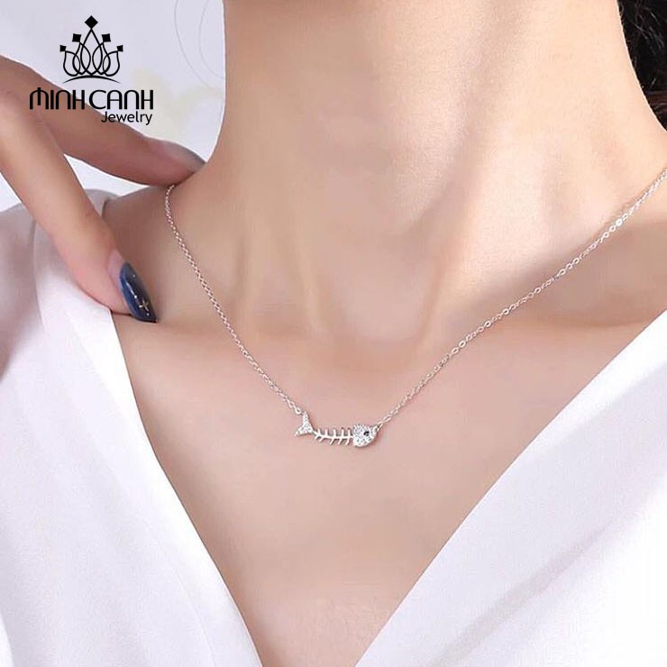 Dây Chuyền Bạc Nữ Xương Cá - Minh Canh Jewelry