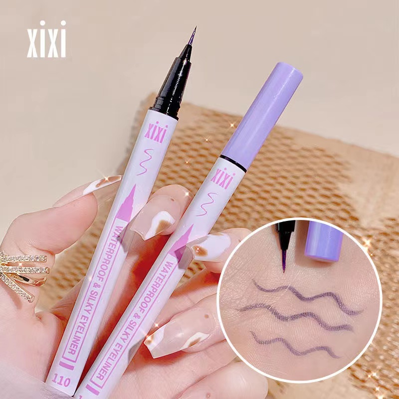 Bút Kẻ Mắt Xixi Dạng Lỏng Màu Xanh Dương Lấp Lánh