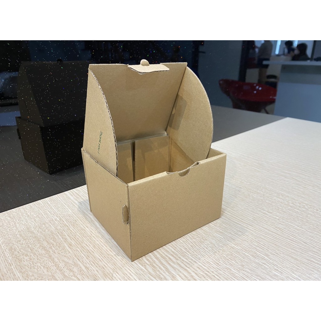 Hộp 20x18x8 cm - 50 hộp carton có nắp dài giá rẻ siêu dày dặn (kèm ảnh thật)