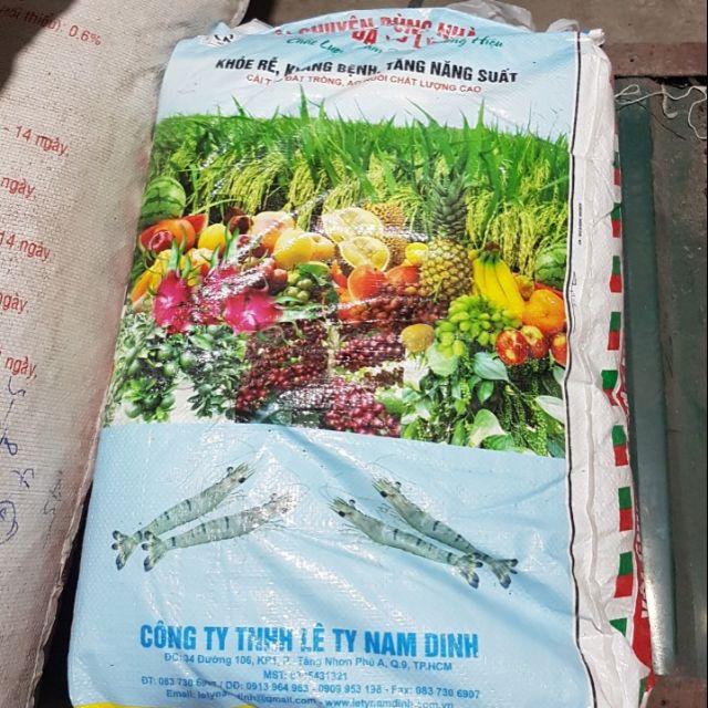 1 bao 20kg Vôi bột nông nghiệp đã được xử lý dùng cải tạo đất, khử chua, xử lý giá thể