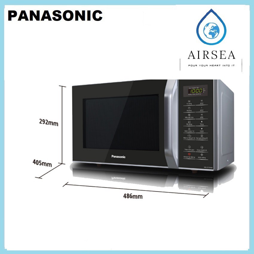 Lò vi sóng Panasonic PALM-NN-GT35HMYUE, chính hãng, bảo hành 12 tháng trên toàn quốc