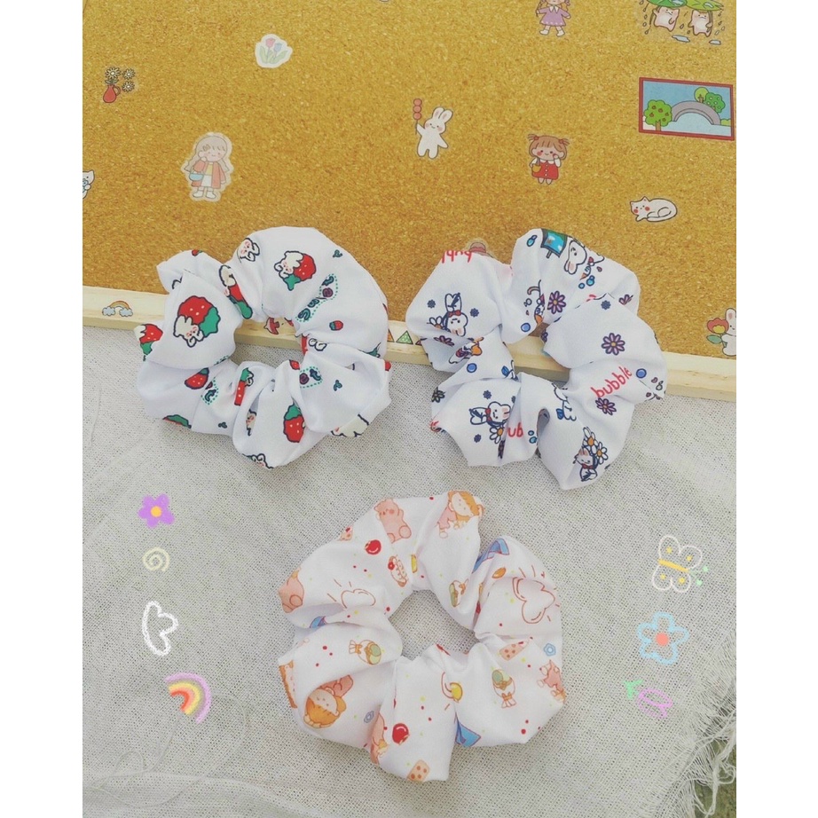Sỉ Scrunchies cột tóc dễ thương