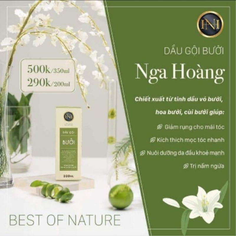 Dầu Gội Bưởi Nga Hoàng 200ml