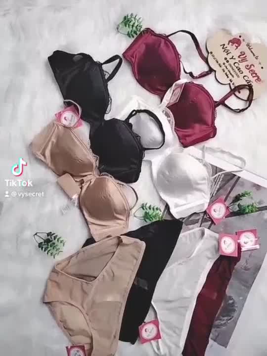 BỘ ĐỒ LÓT SATIN CAO CẤP 🍁 feeship 🍁 BỘ ÁO LÓT MUT MỎNG,CÓ GỌNG,ÔM NGỰC QUYẾN RŨ C1235 | BigBuy360 - bigbuy360.vn