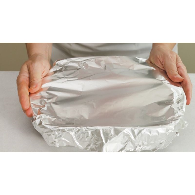 Cuộn giấy bạc nướng nhôm 10 mét KAULUS bọc thực phẩm dùng cho nồi chiên không dầu, lò nướng (NB52)