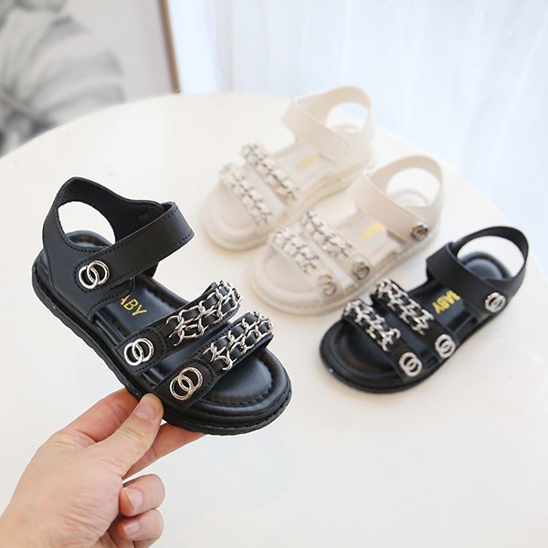 sandal bé gái size 26-35 da mềm cá tính