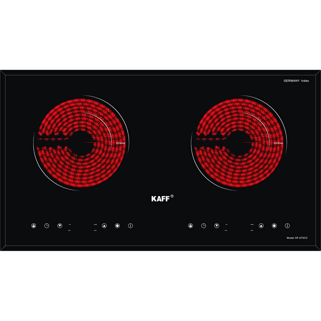 [CHÍNH HÃNG] Bếp hồng ngoại đôi cảm ứng KAFF KF-073CC