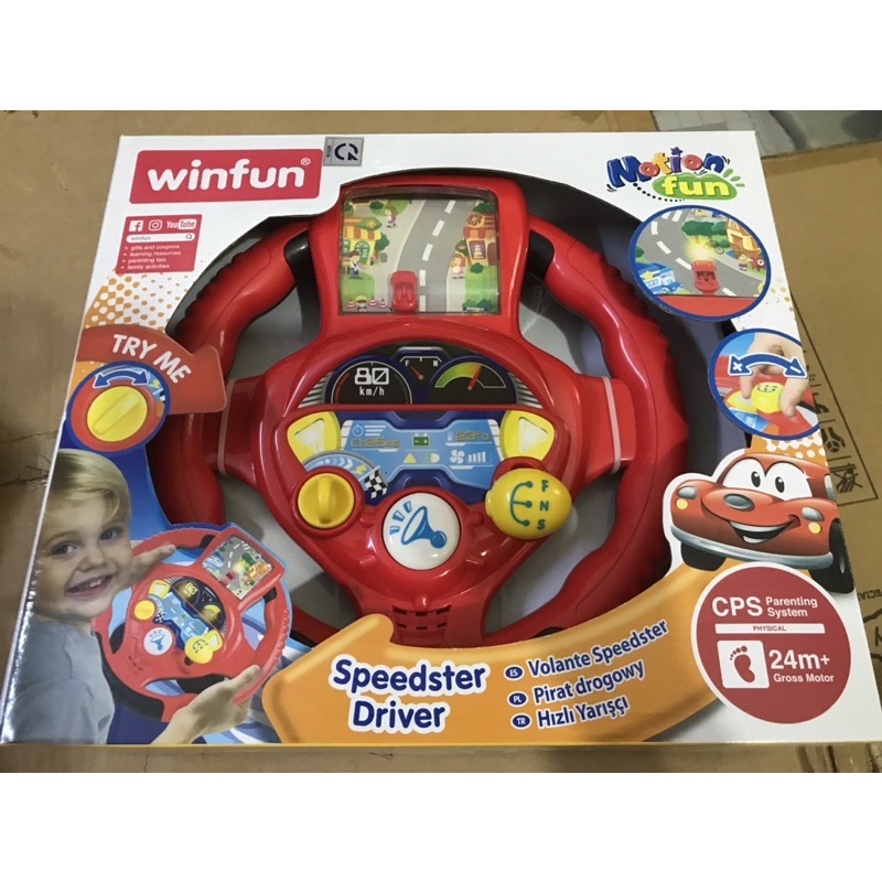 Vô lăng chơi game điện tử vui nhộn Winfun 1080