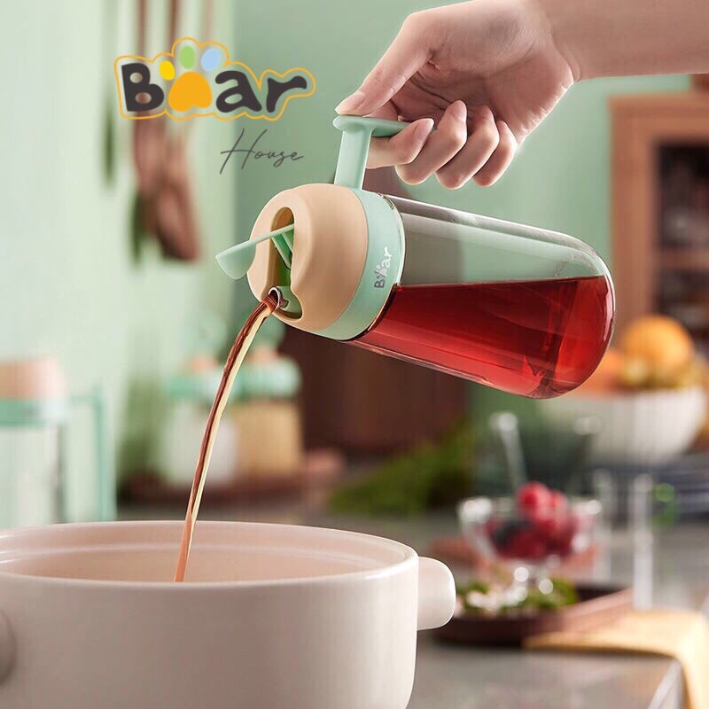 LỌ ĐỰNG DẦU ĂN/GIA VỊ BEAR 0.6L 0.3L THUỶ TINH