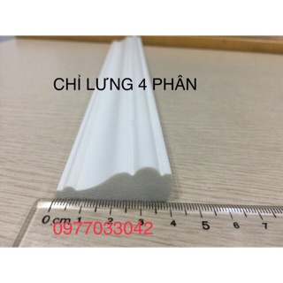 Phào chỉ trang trí khung tường bảng 4cm nhựa ps Hàn Quốc