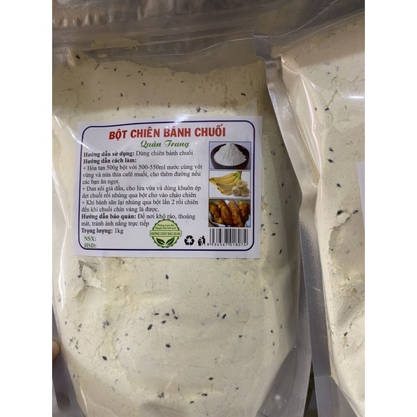 Bột chiên bánh chuối thơm ngon đóng gói 1kg Sale Sale