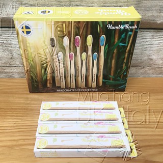 Bàn chải đánh răng tre thân thiện môi trường cho bé Humble Brush