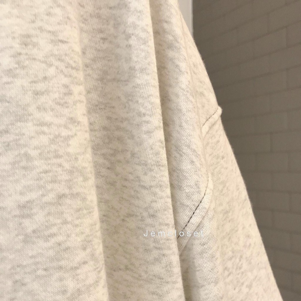 Áo Sweater nữ form rộng WINSOME-1770-Xám Nhạt | BigBuy360 - bigbuy360.vn