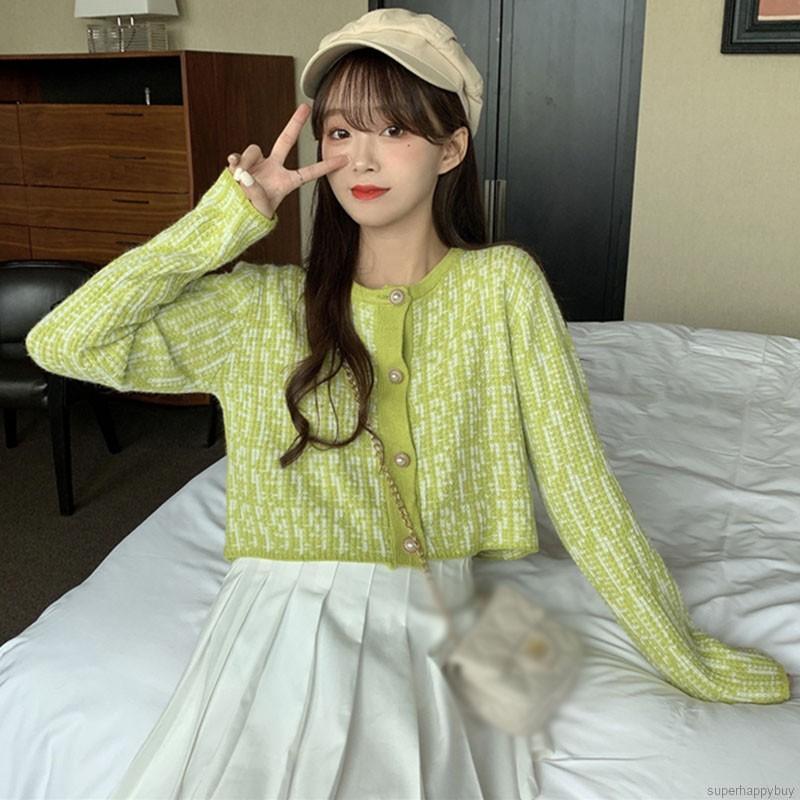 Áo khoác cardigan dệt kim thiết kế phong cách đơn giản cho nữ | BigBuy360 - bigbuy360.vn